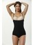 Kadın Siyah Lazer Kesim 2 Beden Incelten Göğüs Altı Hayalet Korse 1