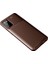 Samsung Galaxy A02S Kılıf Auto Focus Karbon Kapak - Kahverengi 2