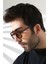 Unisex Kahverengi Retro UV400 Güneş Gözlüğü 23001-1 C3 4