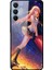 Samsung Galaxy A15 4g/5g Kılıf Anti-Drop Desenli Temperli Cam Telefon Kapağı-Yıldızlı Gökyüzü Kız (Yurt Dışından) 1