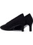 Kadın Siyah Kısa Ince Topuklu Süet Deri Stiletto 25AFD184910 6