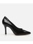 Kadın Deri Siyah Stiletto 1