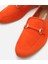 Kadın Deri Turuncu Loafer 4