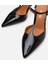 Kadın Deri Siyah İnce Topuklu Stiletto 4