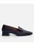 01AYH290820A680 Deri Lacivert Kadın Loafer 1