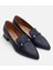 01AYH290820A680 Deri Lacivert Kadın Loafer 2