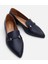 01AYH290820A680 Deri Lacivert Kadın Loafer 3