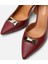 01AYH291100A780 Deri Bordo Kadın Stiletto 3