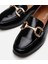 01AYH291030A100 HAKIKI Deri Siyah Kadın Loafer 4