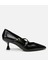 01AYH293480A100 MARY Jane Deri Siyah Kadın Stiletto 1
