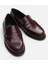 01Ayh291700A780 Deri Bordo Kadın Loafer 3