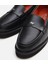 01Ayh291760A100 Deri Siyah Kadın Loafer 4