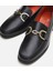 01Ayh291750A100 Deri Siyah Kadın Loafer 4