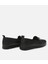 01AYH291480A100 HAKIKI Deri Siyah Kadın Loafer 4