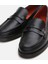01Ayh291710A100 Deri Siyah Kadın Loafer 4