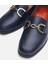 01Ayh291750A680 Deri Lacivert Kadın Loafer 4