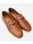01AYH293550A370 HAKIKI Deri Taba Kadın Loafer 2