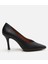 01AYH293500A100 HAKIKI Deri Siyah Kadın Stiletto 1