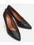 01AYH293500A100 HAKIKI Deri Siyah Kadın Stiletto 3