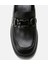 01ayh294720a100 Deri Siyah Kadın Loafer 4