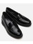 01AYH294690A100 Deri Siyah Kadın Loafer 3