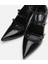 Kadın Mary Jane Siyah Stiletto 4