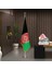 Afganistan Islam Cumhuriyeti Bayrak -Ofis -Makam-Toplantı Odaları -Direkli -Saçaklı Makam Bayrağı 1