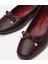 01AYH296910A780 Deri Bordo Kadın Babet 3