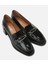 01AYH296720A100 HAKIKI Deri Siyah Kadın Loafer 2