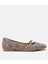01AYH297830A319 MARY Jane Deri Leopar Desenli Kadın Babet 1
