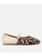 01AYH297620A319 MARY Jane Deri Leopar Desenli Kadın Babet 1