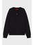 Logolu Streç Pamuklu Relaxed Fit Bisiklet Yaka Sweat Erkek Sweat 50533689 002 5
