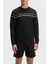 Pamuklu Regular Fit Bisiklet Yaka Şerit Detaylı Logolu Sweat Erkek Sweat 50545589 001 1