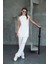 Kolsuz Tunik & Pantolon Takım-Beyaz 1