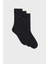 Streç Pamuku Logolu Uzun 3 Pack Çorap Erkek Çorap 50469839 401 1