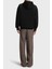 Logolu Streç Pamuklu Relaxed Fit Kapüşonlu Sweat Erkek Sweat 50542583 001 3
