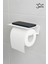 Metal Telefon Raflı Tuvalet Kağıdı Tutucu | Çift Taraflı Bantlı Montaj | Banyo Organizer Raf 2