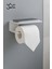 Metal Telefon Raflı Tuvalet Kağıdı Tutucu | Çift Taraflı Bantlı Montaj | Banyo Organizer Raf 4