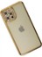 iPhone 12 Pro Kılıf Joke Taşlı Silikon - Gold 3
