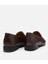 01AYH303980A480 KADIN Deri Kahverengi Logo Detaylı Loafer 4
