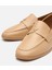 01AYH303980A330 KADIN Deri Bej Logo Detaylı Loafer 4
