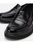 01AYH306670A100 Deri Siyah Kadın Loafer 4