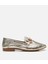 01AYH306740A540 Deri Gold Kadın Tokalı Loafer 1