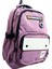 5 Bölmeli Keten Okul Çantası Su Geçirmez Full Astarlı Menekşe Lilası 2