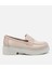 01AYH306700A310 KADIN Deri Pudra Kalın Tabanlı Loafer 1