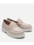 01AYH306700A310 KADIN Deri Pudra Kalın Tabanlı Loafer 2