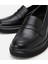 01AYH306660A100 Deri Siyah Kadın Loafer 4