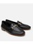 01AYH309600A100 KADIN Deri Siyah Tokalı Klasik Loafer 2