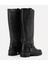 01CIH298450A100 Deri Siyah Kadın Çizme 4