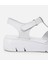 01SAH306850A100 KADIN Deri Siyah Ayarlanabilir Comfort Sandalet 4